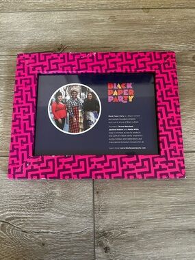 Pink Geometric 5x7 Picture Frame